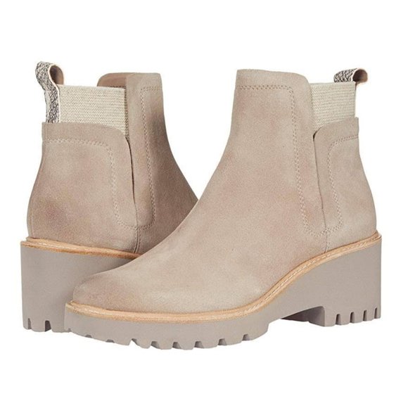 Dolce Vita Shoes - Dolce Vita Womens Huey Bootie 8.5 M beige